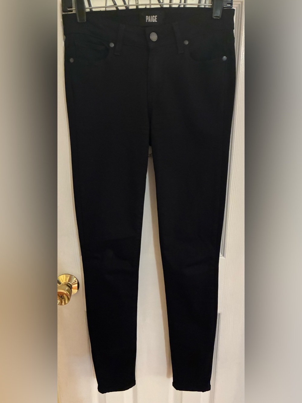 PAIGE Black Verdugo Ultra Skinny Jeans - Sculpting High-Rise